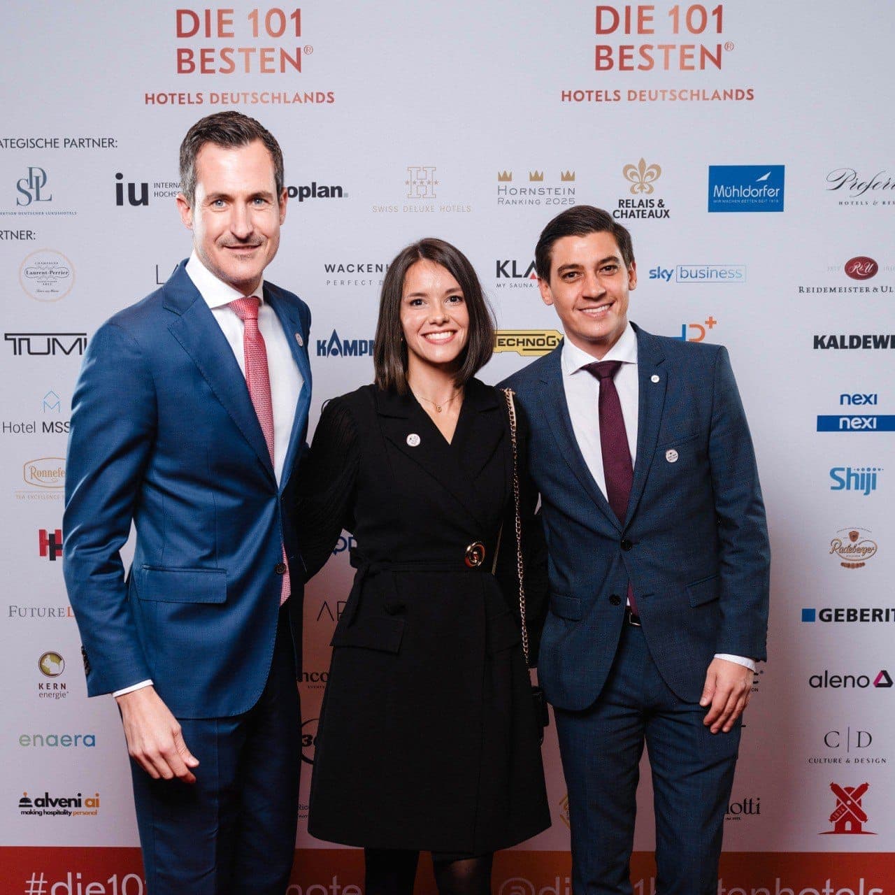 Unsere Partner Aleno und HotelPartner bei der 101 besten Hotels Deutschlands Gala im Schloss Elmau