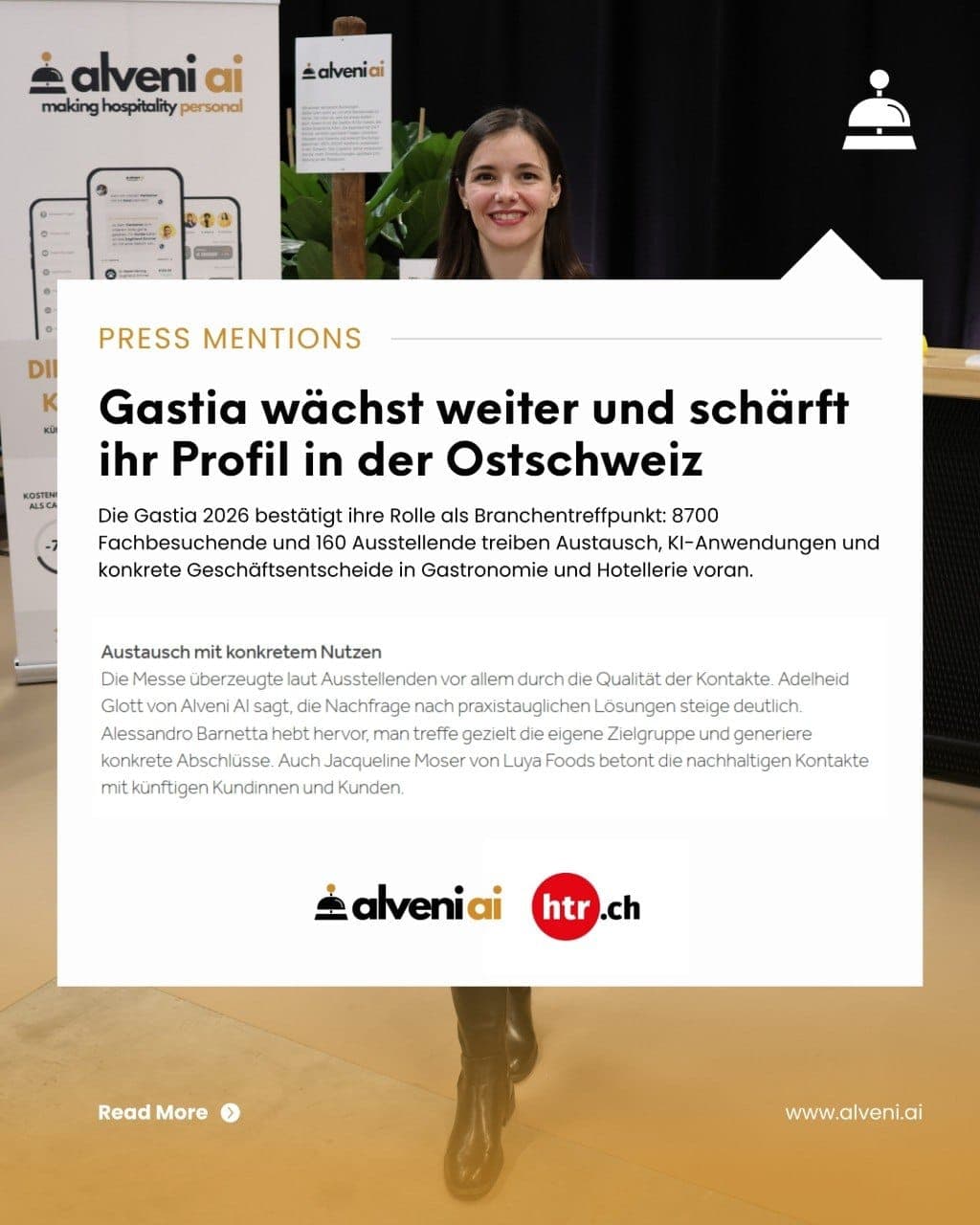 Gastia wächst weiter und schärft ihr Profil in der Ostschweiz — htr.ch, 2026