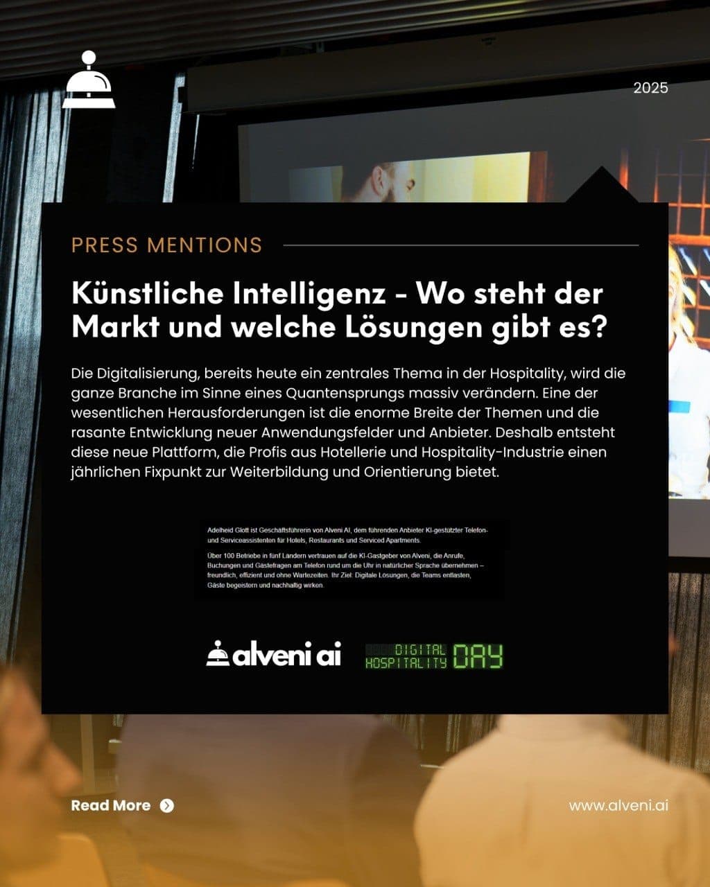 Künstliche Intelligenz – Wo steht der Markt und welche Lösungen gibt es? — Digital Hospitality Day, 2025