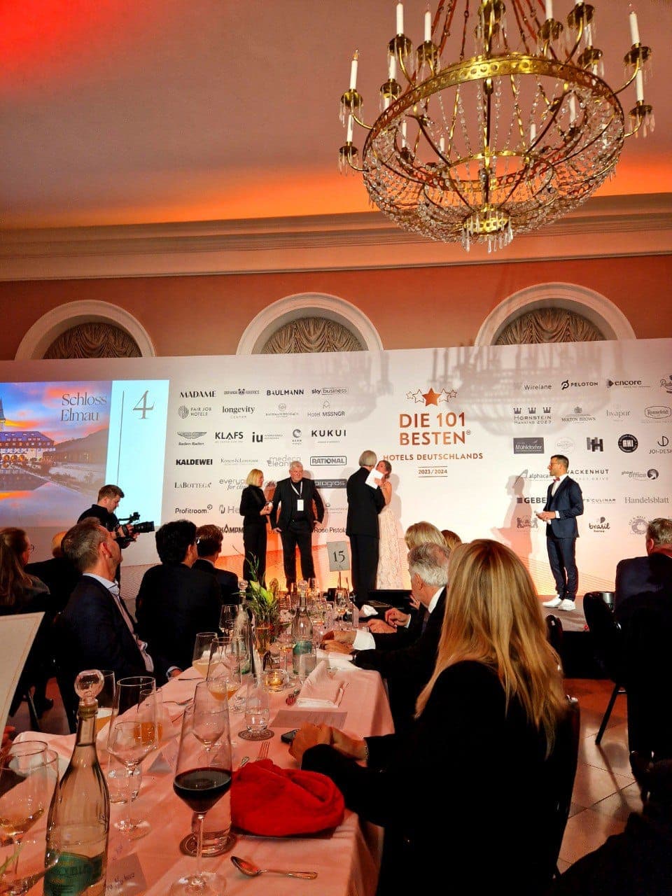 Bachmair Weissach Gala 2023 — Schloss Elmau auf der Bühne