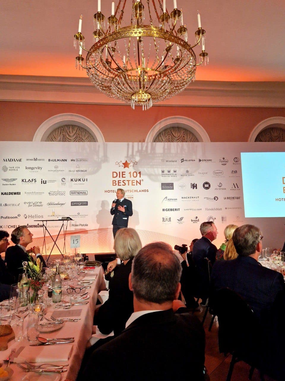 Bachmair Weissach Gala 2023 — Keynote auf der Bühne